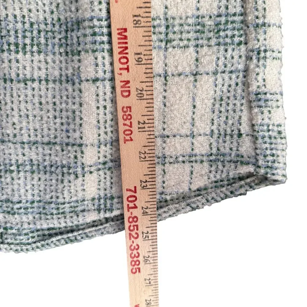 Blue B Shacket Jacket Women's Size L Large Green Plaid